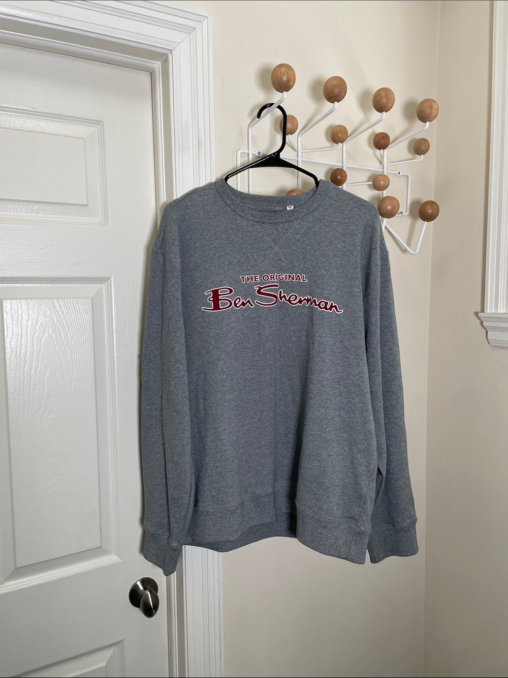 Ben Sherman Crewneck Sweatshirt - Grey Red - L
